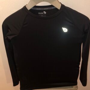 Baleaf Kids Long Sleeve Black Tee